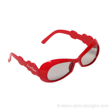 Children's Anaglyph 3D Glasses for Passive Digital Cinema